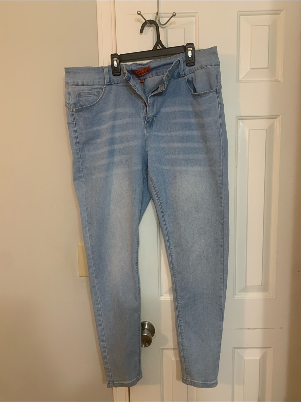 Women’s Wax Jean Butt I Love You Light Wash Jeans